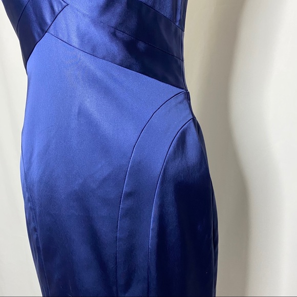 David Meister Navy Blue Shift Dress - Picture 3 of 13